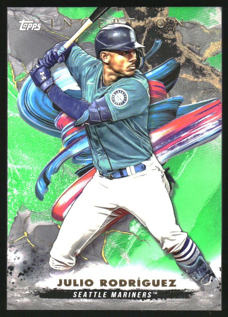 2023 Topps Inception Green #1 Julio Rodriguez
