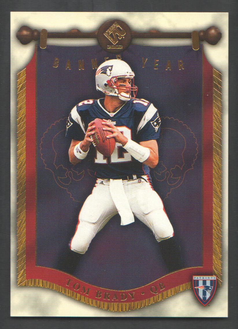 2002 Private Stock Banner Year #6 Tom Brady