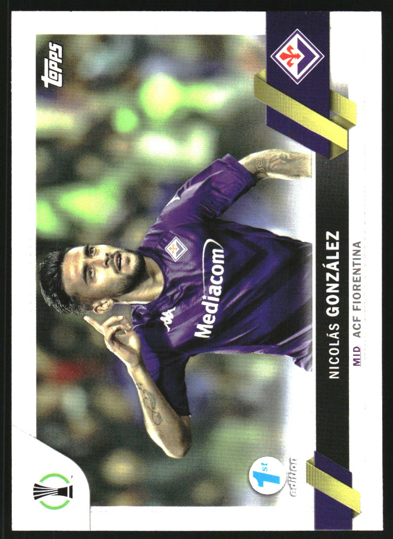2022-23 Topps UEFA Club Competitions 1st Edition #77 Nicolas Gonzalez