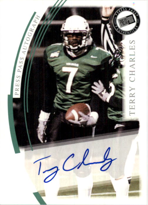 2002 Press Pass JE Autographs Silver #7 Terry Charles