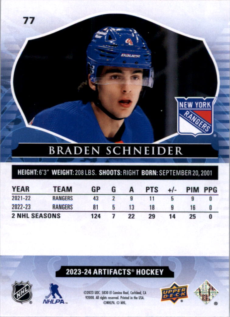 2023-24 Artifacts Hockey Card Pick (Base)