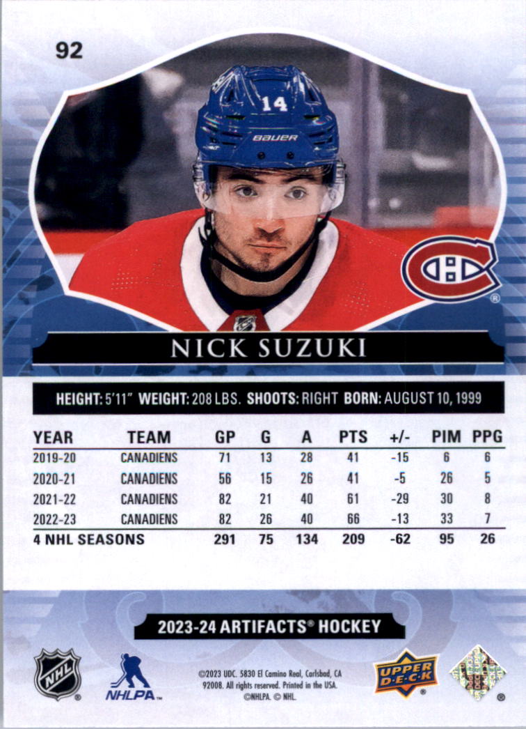 2023-24 Artifacts Hockey Card Pick (Base)