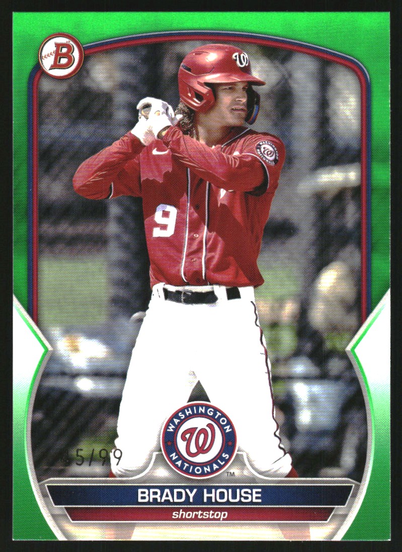 2023 Bowman Draft Green #BD77 Brady House