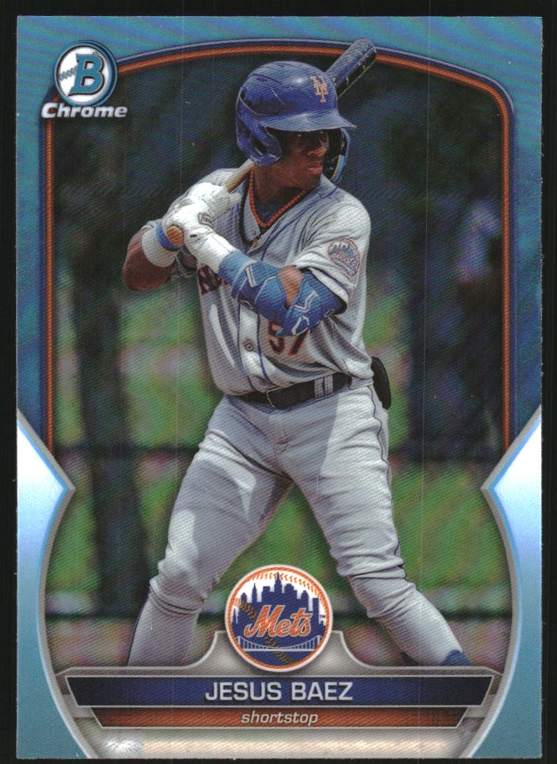2023 Bowman Chrome Draft Sky Blue Refractors #BDC108 Jesus Baez