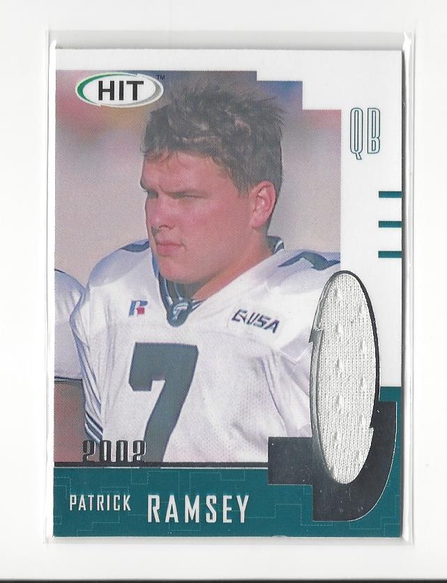 2002 SAGE HIT Jerseys #9 Patrick Ramsey