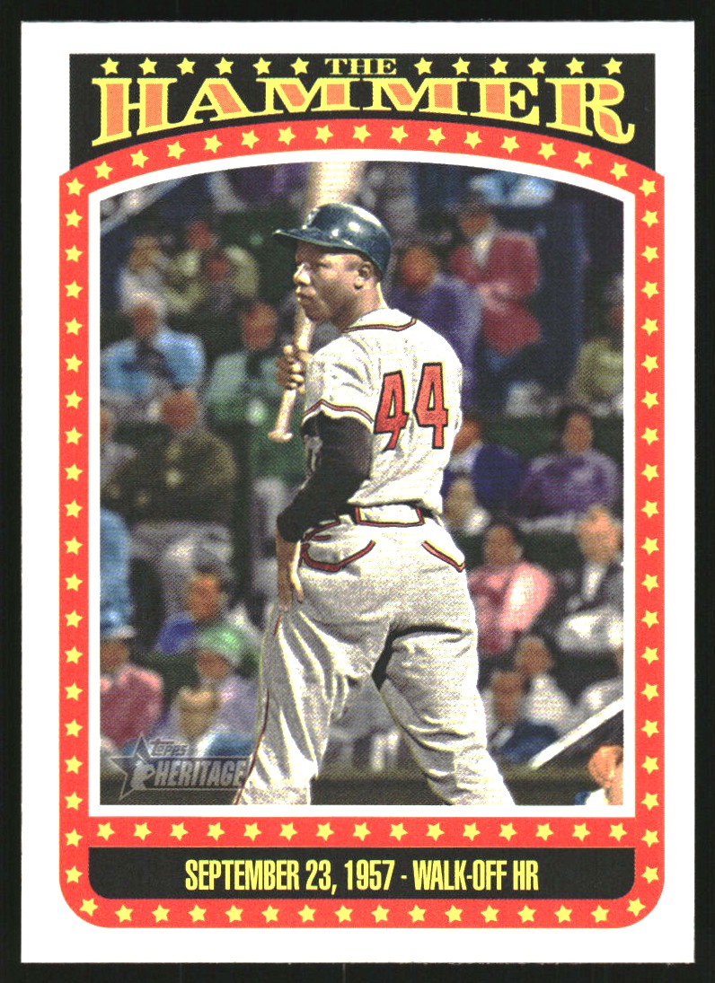 2023 Topps Heritage The Hammer #TH3 Hank Aaron