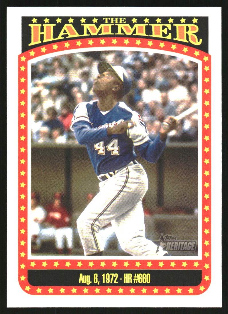 2023 Topps Heritage The Hammer #TH8 Hank Aaron