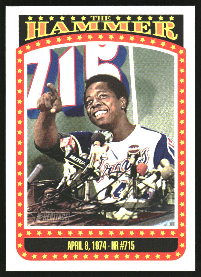 2023 Topps Heritage The Hammer #TH9 Hank Aaron