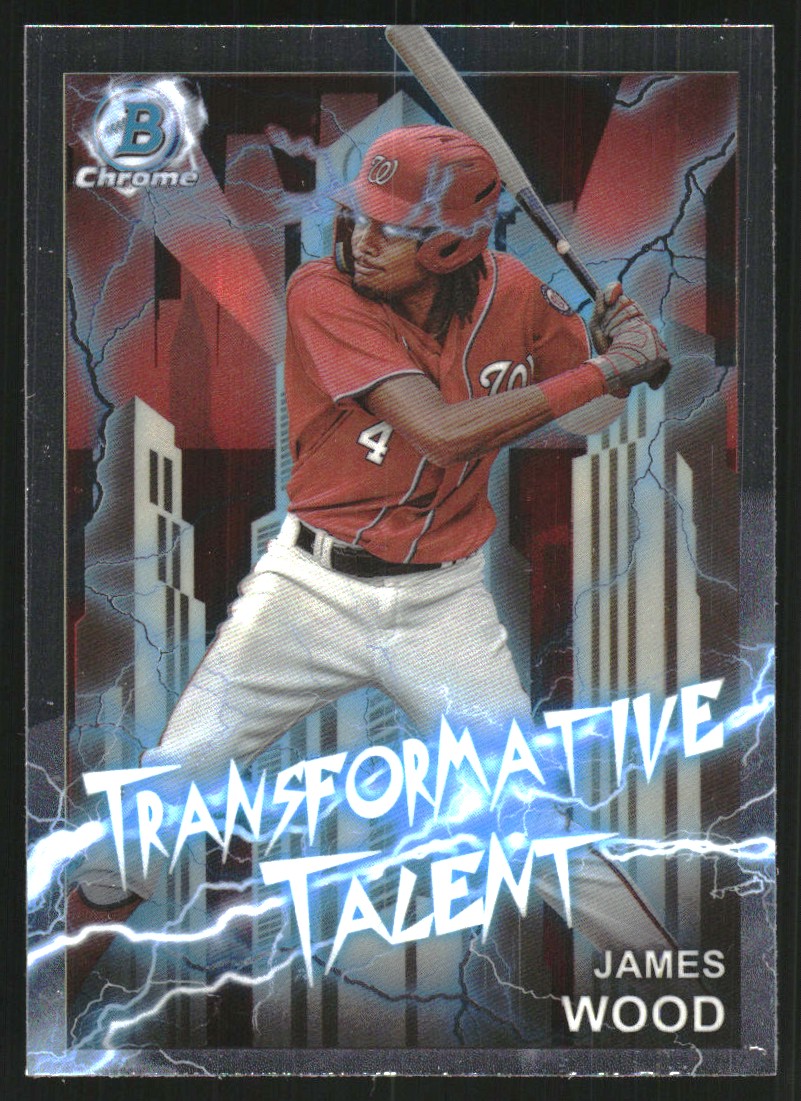2023 Bowman Chrome Draft Transformative Talent #TT15 James Wood