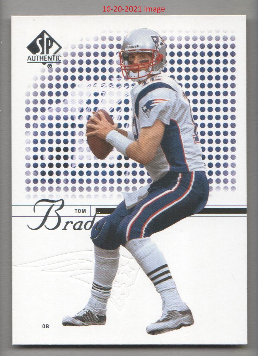 2002 SP Authentic #1 Tom Brady