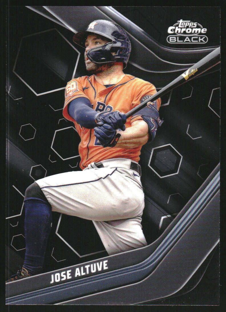 2023 Topps Chrome Black #9 Jose Altuve