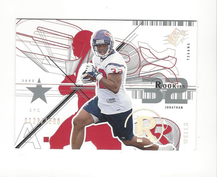 2002 SPx #113 Jonathan Wells RC