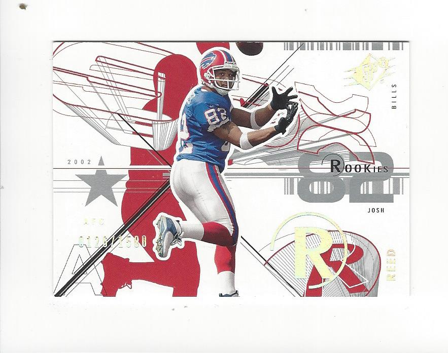 2002 SPx #123 Josh Reed RC