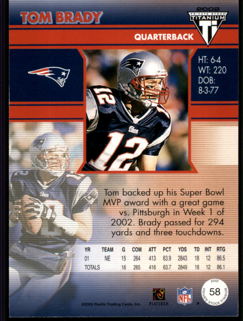 2002 Titanium (Pacific) Football Cards - Picture 29 of 48