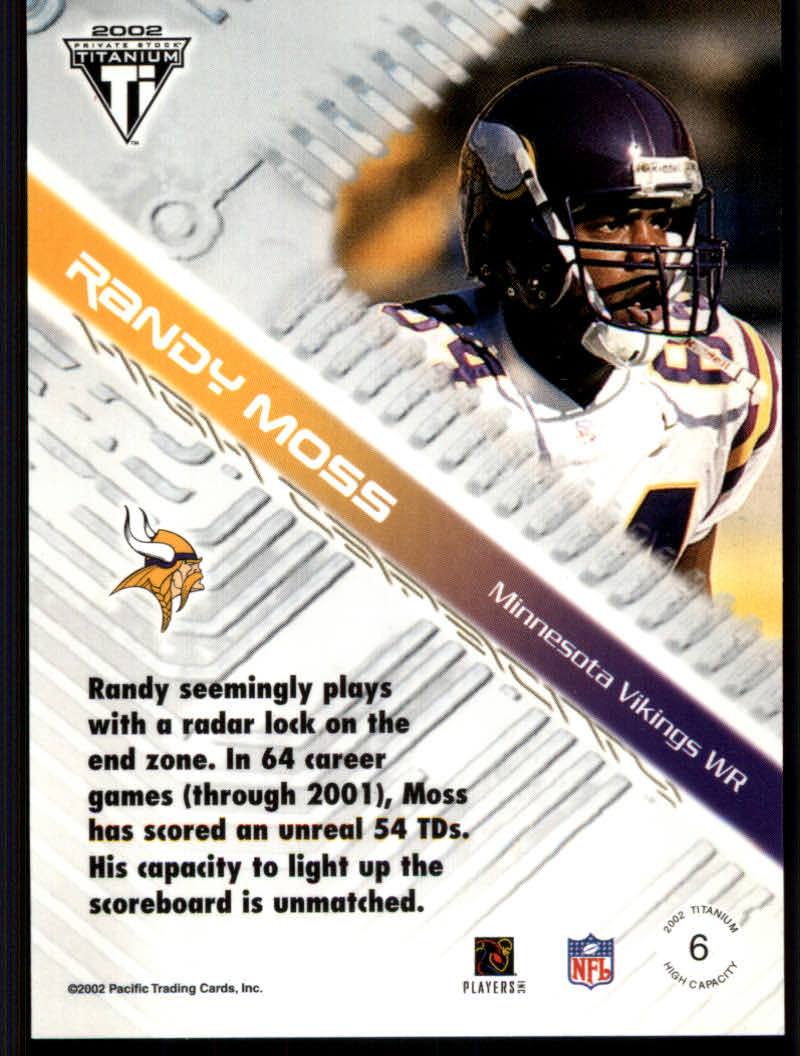 2002 Titanium (Pacific) Football Cards - Picture 7 of 48