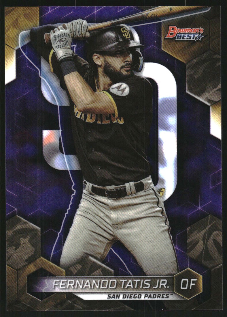2023 Bowman's Best Purple Refractors #28 Fernando Tatis Jr.