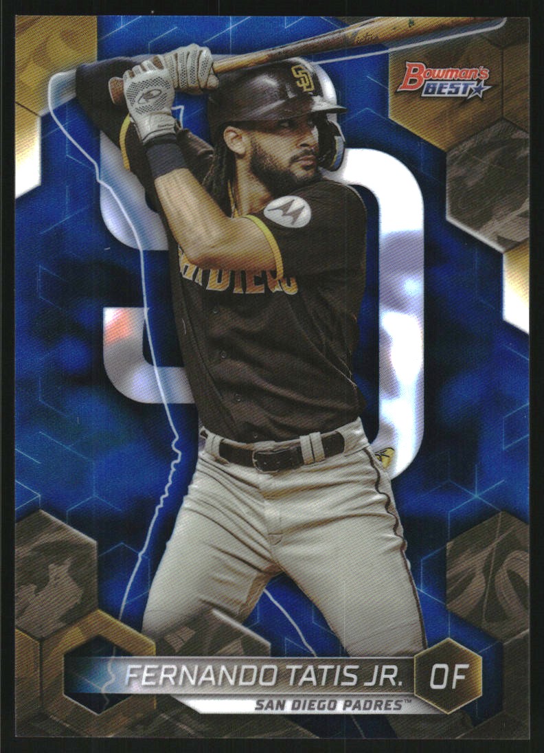 2023 Bowman's Best Blue Refractors #28 Fernando Tatis Jr.