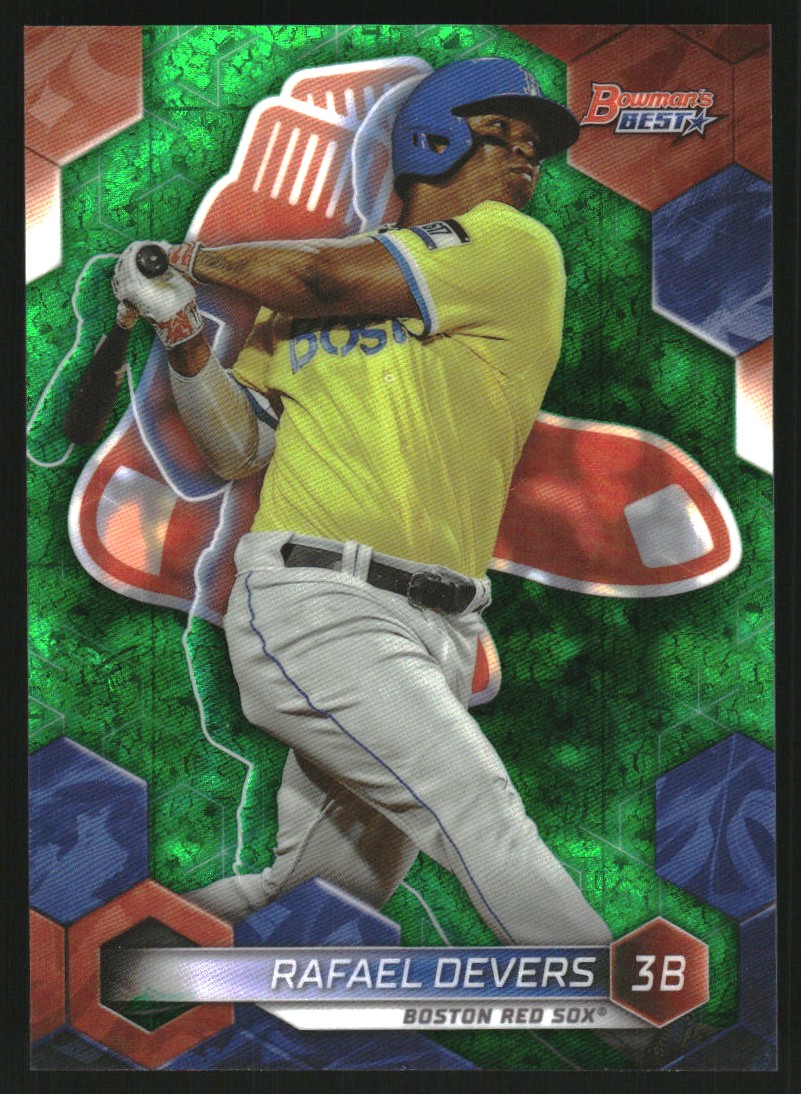 2023 Topps Chrome Update Action Stars Red Refractor Rafael Devers