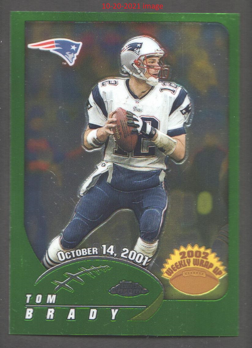 2002 Topps Chrome #150 Tom Brady WW - NM-MT