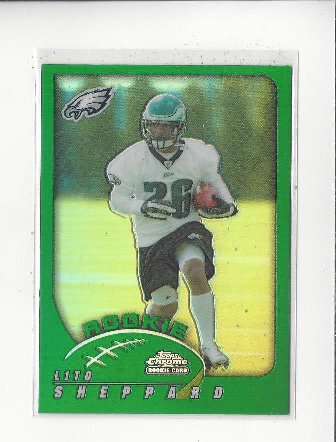2002 Topps Chrome #183 Lito Sheppard RC