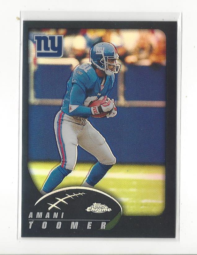 2002 Topps Chrome Refractors #69 Amani Toomer
