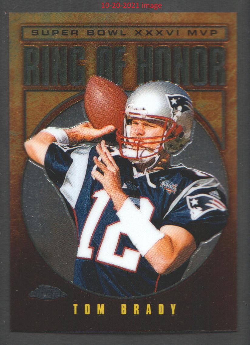 Tom Brady New England Patriots Autographed Super Bowl XXXVI