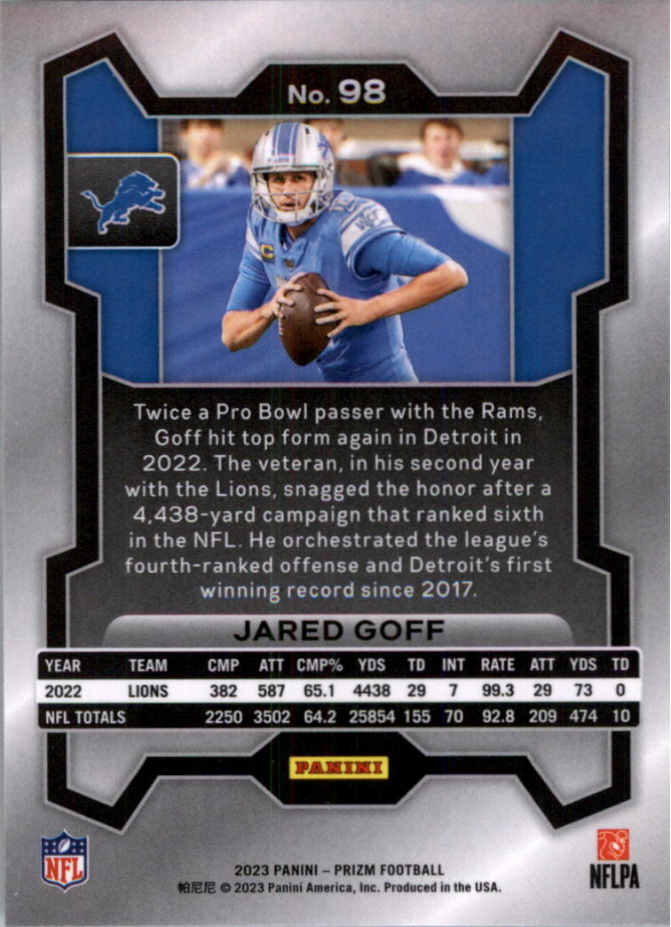 2023 Panini Prizm Football Card Pick (Base) 1-250