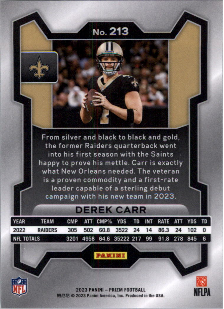 2023 Panini Prizm Football Card Pick (Base) 1-250