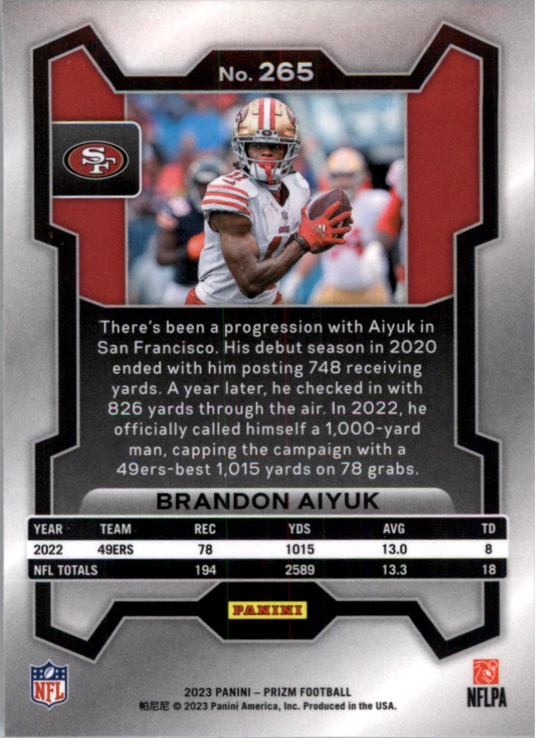 2023 Panini Prizm Football Card Pick (Base) 251-400