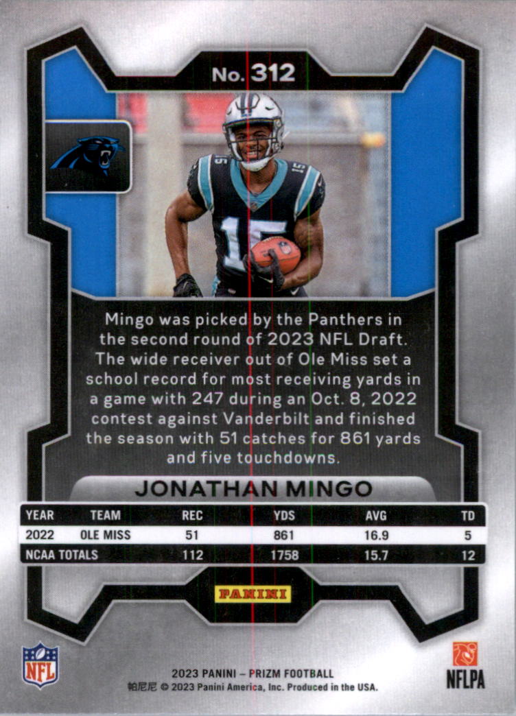 2023 Panini Prizm Football Card Pick (Base) 251-400