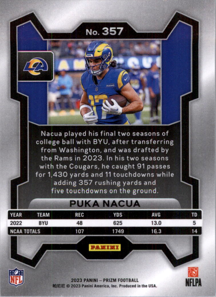 2023 Panini Prizm Football Card Pick (Base) 251-400