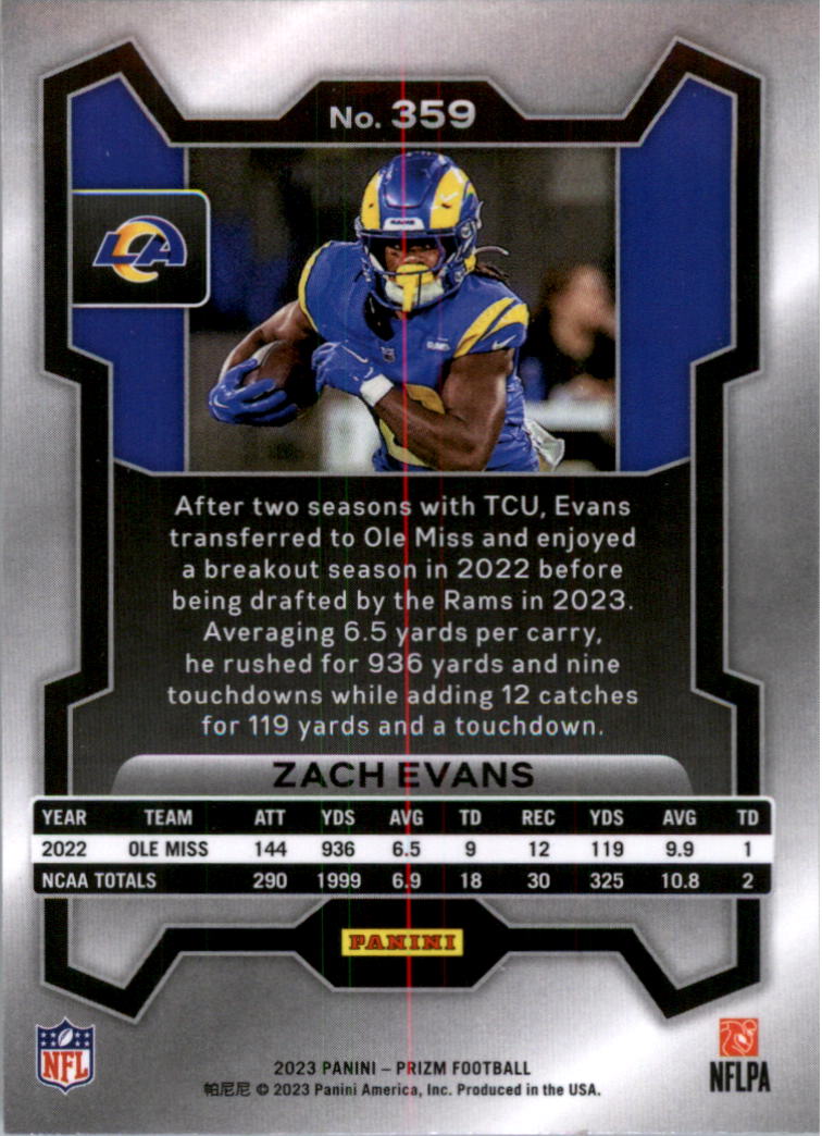 2023 Panini Prizm Football Card Pick (Base) 251-400