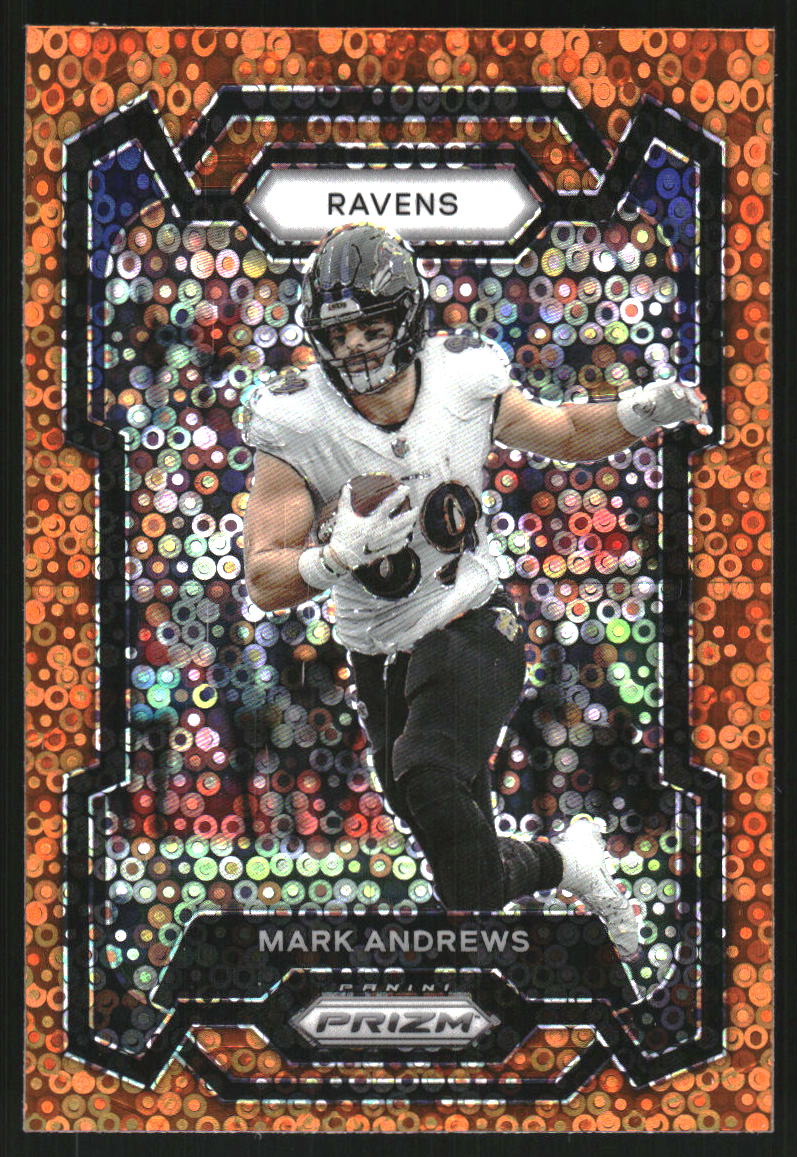 2023 Panini Prizm Prizms Orange Disco #19 Mark Andrews