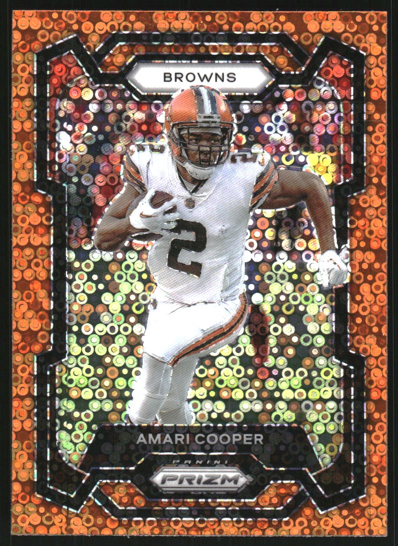2023 Panini Prizm Prizms Orange Disco #64 Amari Cooper