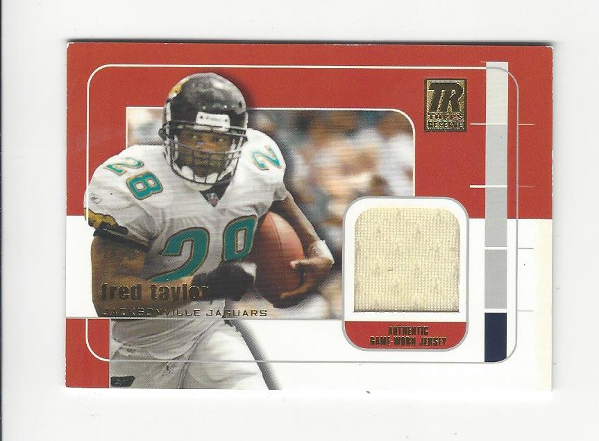 2002 Topps Reserve Jerseys #RRFT Fred Taylor C