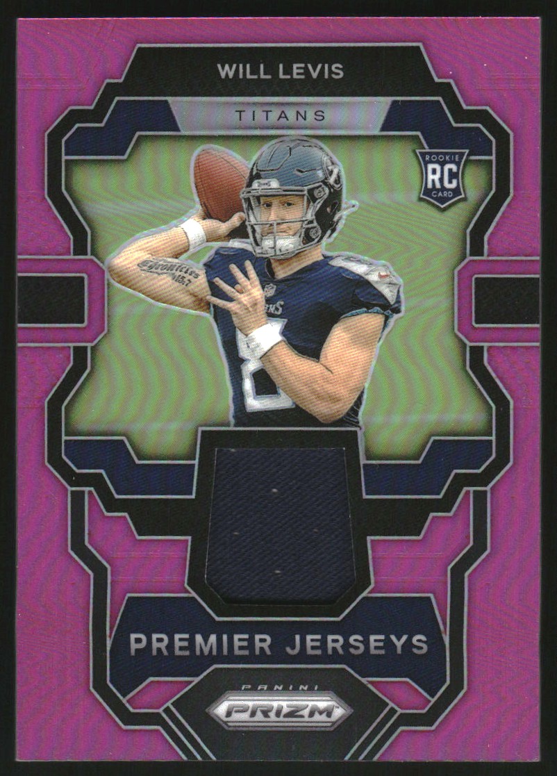 2023 Panini Prizm Premier Jerseys Pink #4 Will Levis