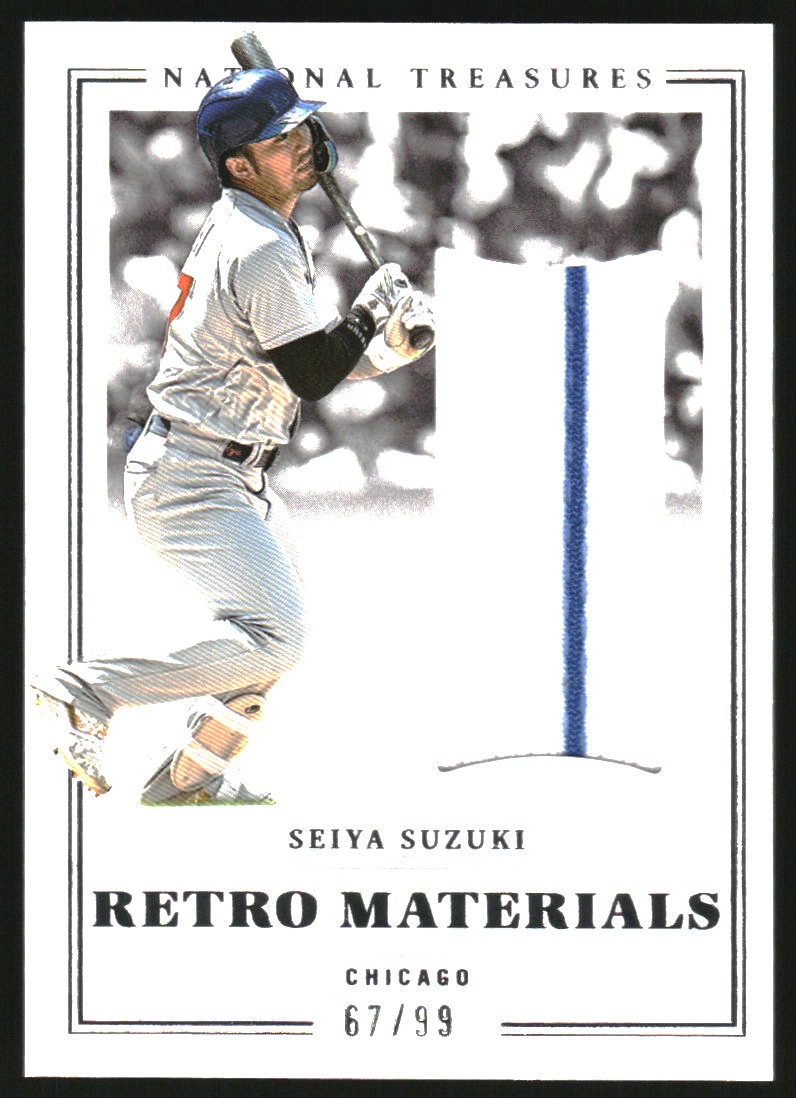2023 Panini National Treasures Retro Materials #49 Seiya Suzuki