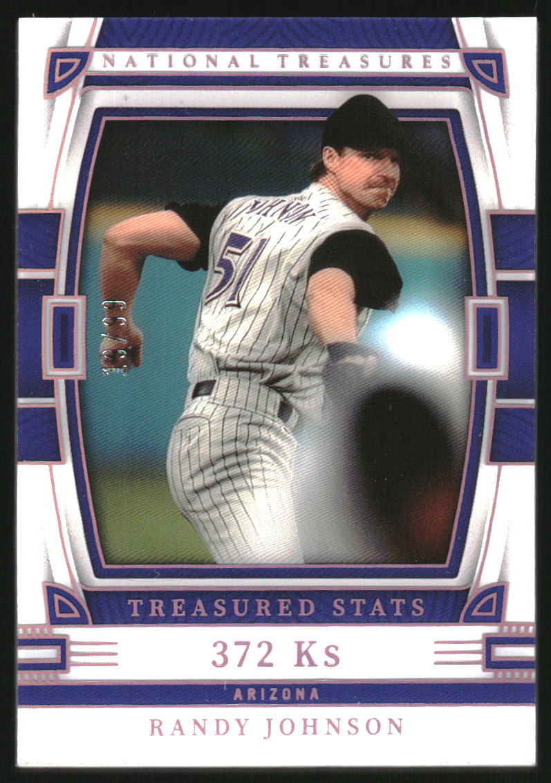 2023 Panini National Treasures Treasured Stats #41 Randy Johnson