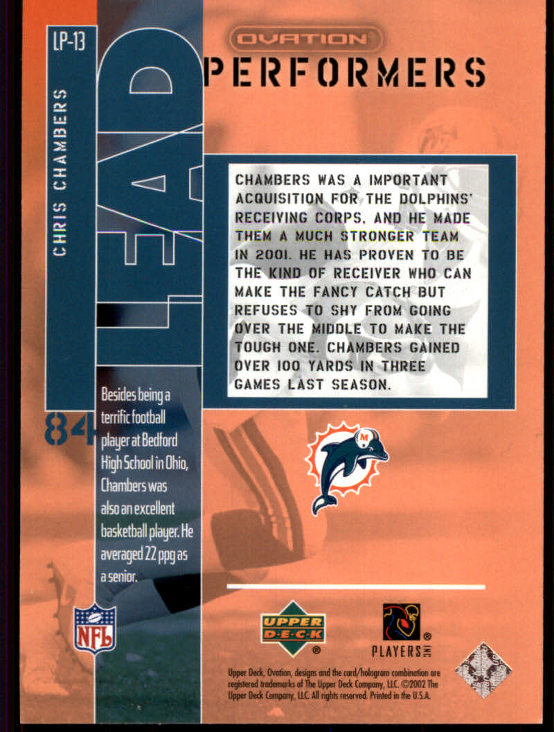 2002 Ovation (Upper Deck) Football Cards - Picture 63 of 63