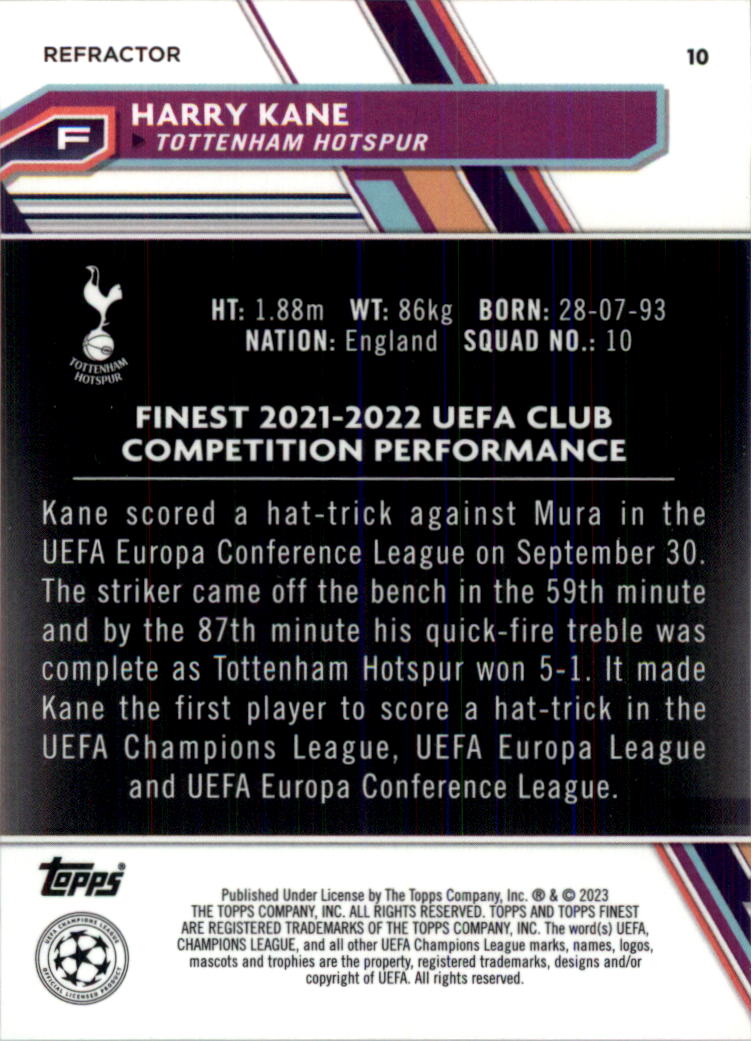 2022-23 Finest UEFA Club Competitions Soccer Card Pick (Inserts) - Picture 51 of 101