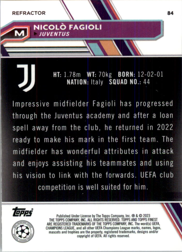 2022-23 Finest UEFA Club Competitions Soccer Card Pick (Inserts) - Picture 73 of 101