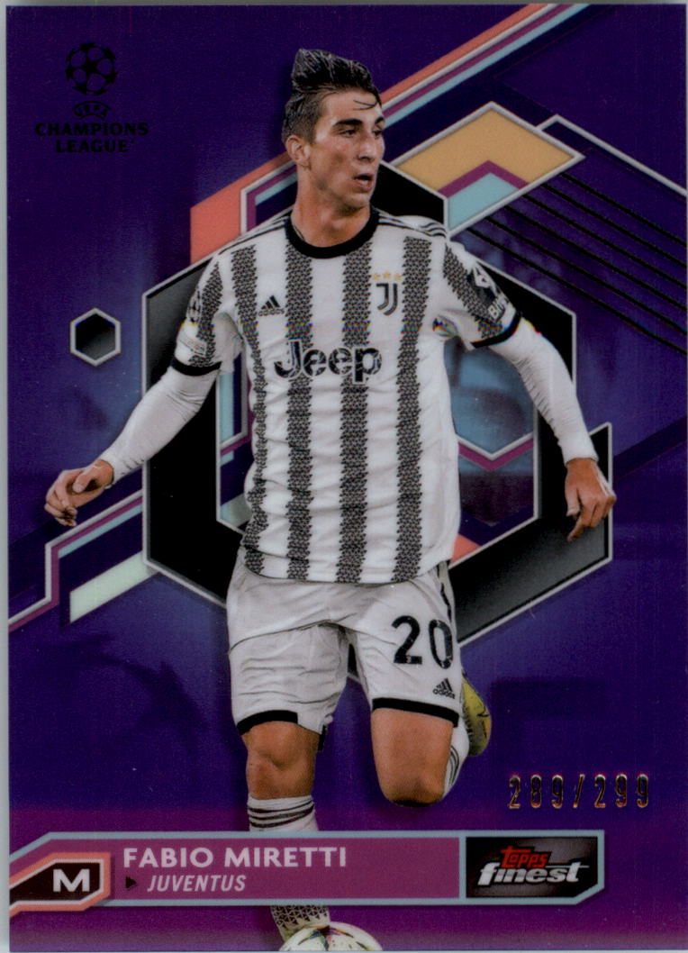2022-23 Finest UEFA Club Competitions Soccer Card Pick (Inserts) - Picture 42 of 101