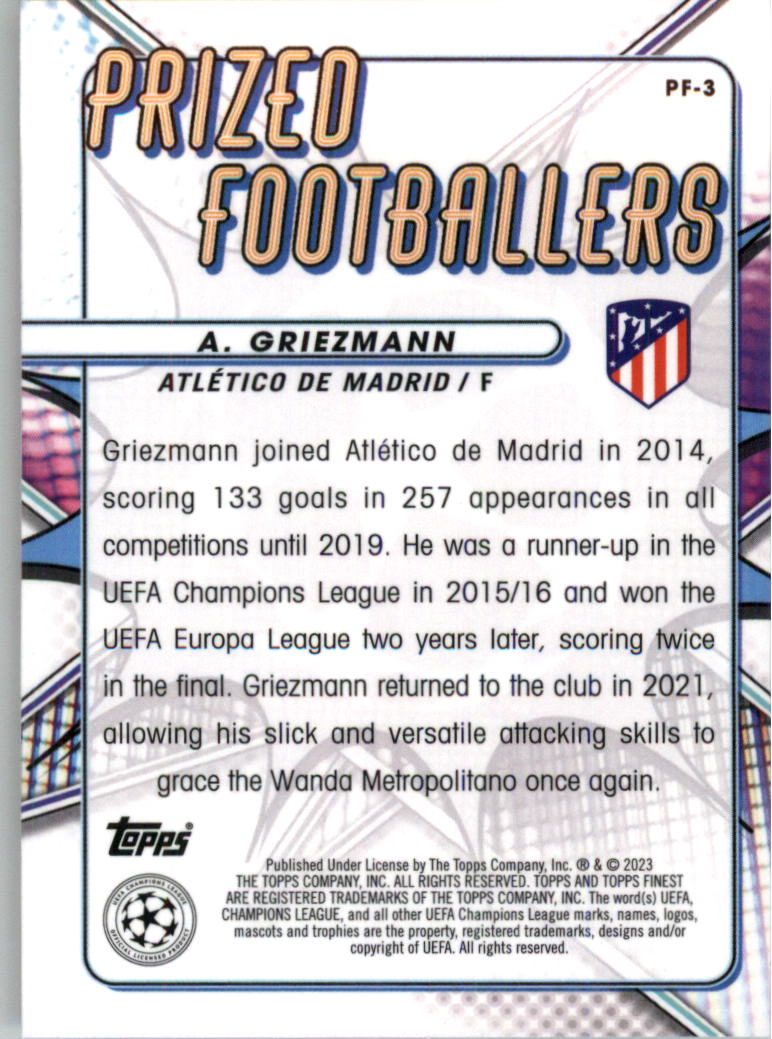 2022-23 Finest UEFA Club Competitions Soccer Card Pick (Inserts) - Picture 29 of 101
