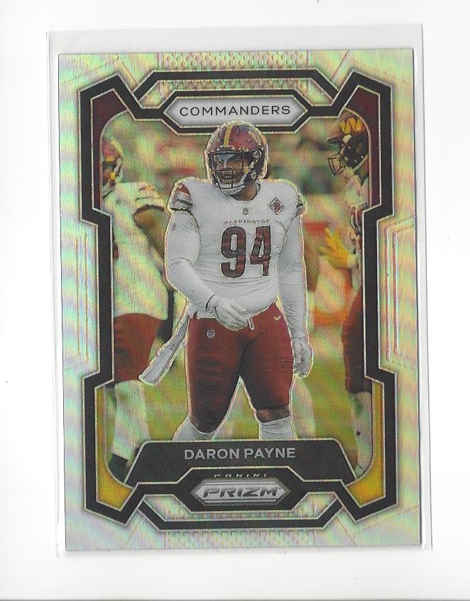 2023 Prizm Football Silver Prizms Singles - You Choose