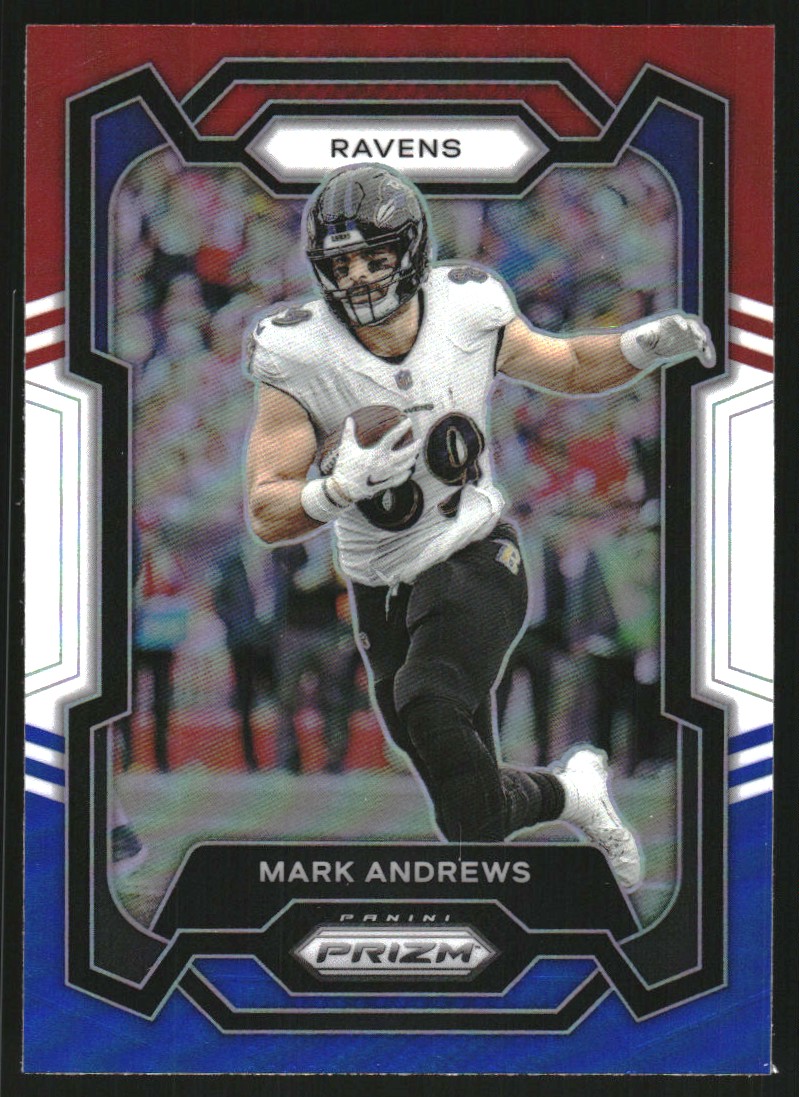 2023 Panini Prizm Prizms Red White and Blue #19 Mark Andrews