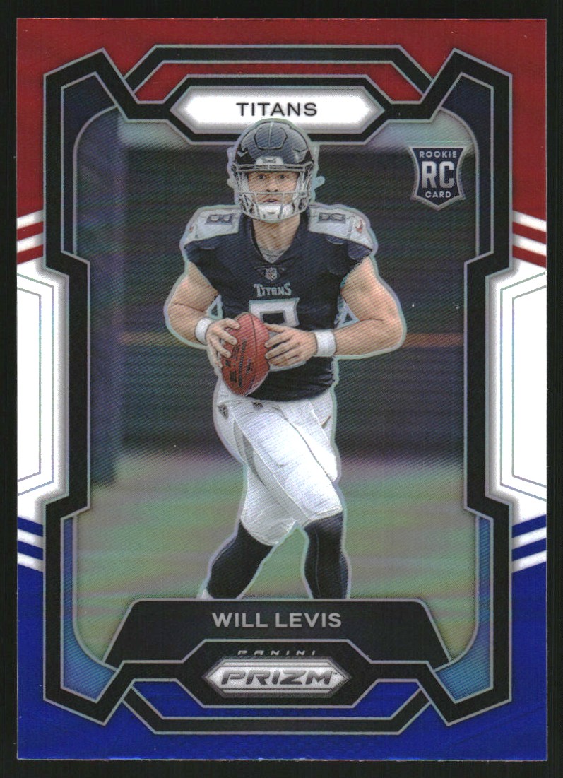 2023 Panini Prizm Prizms Red White and Blue #397 Will Levis