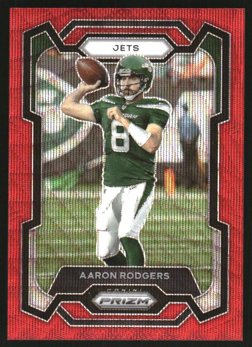 2023 Panini Prizm Prizms Red Wave #227 Aaron Rodgers