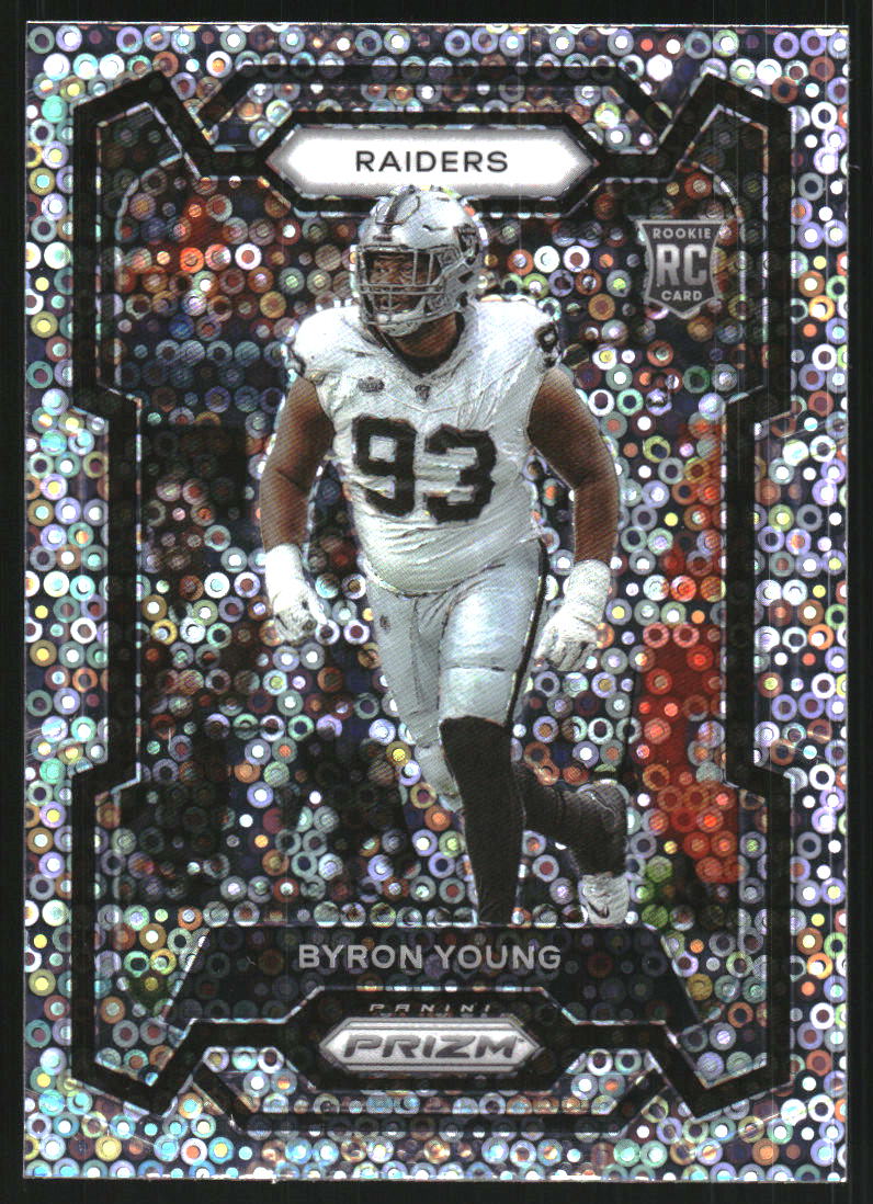 2023 Panini Prizm Prizms No Huddle #355 Byron Young