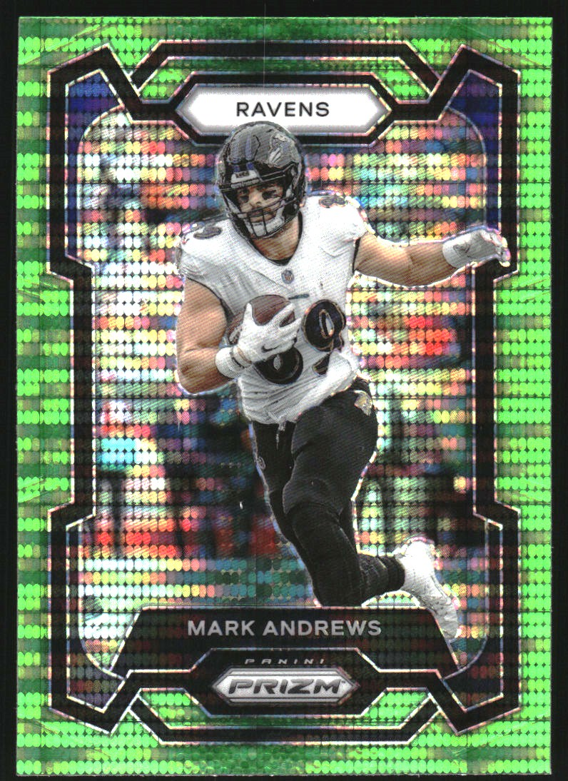 2023 Panini Prizm Prizms Neon Green Pulsar #19 Mark Andrews