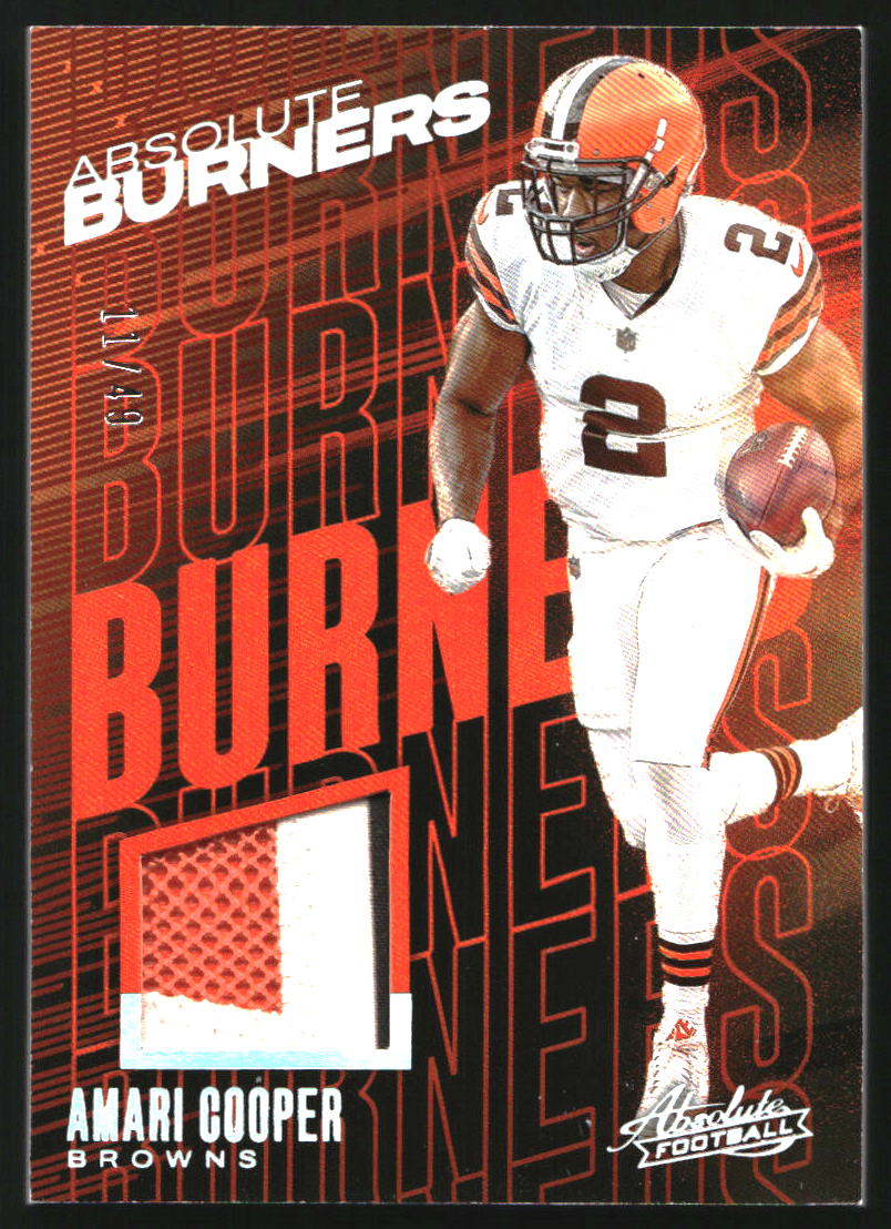 2023 Absolute Absolute Burners Jerseys Holo Silver #3 Amari Cooper